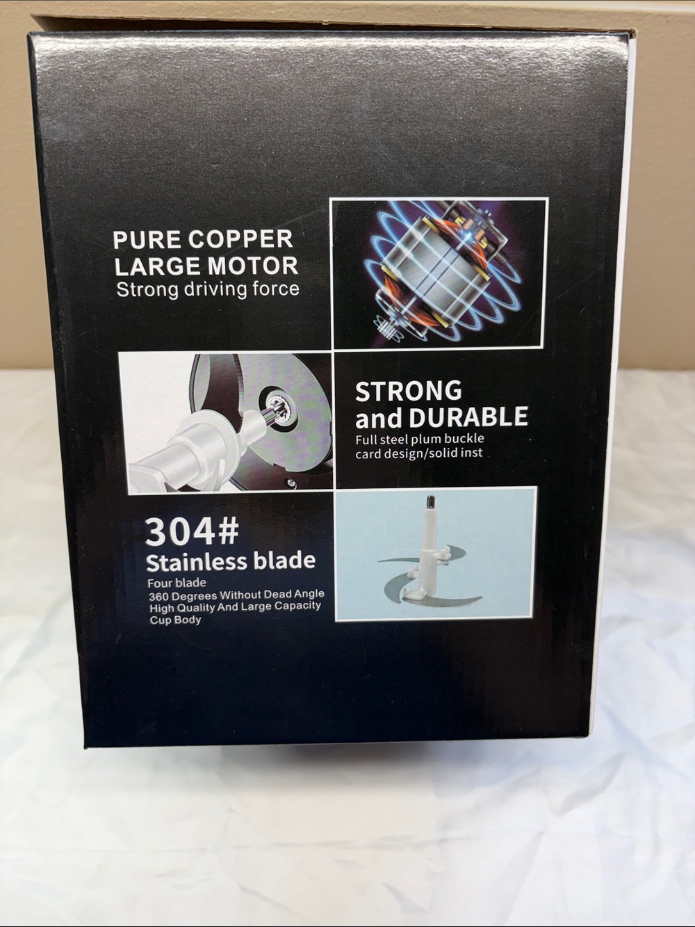 2QT Electric Food Processor - Silver/Black - Picture 3 of 5